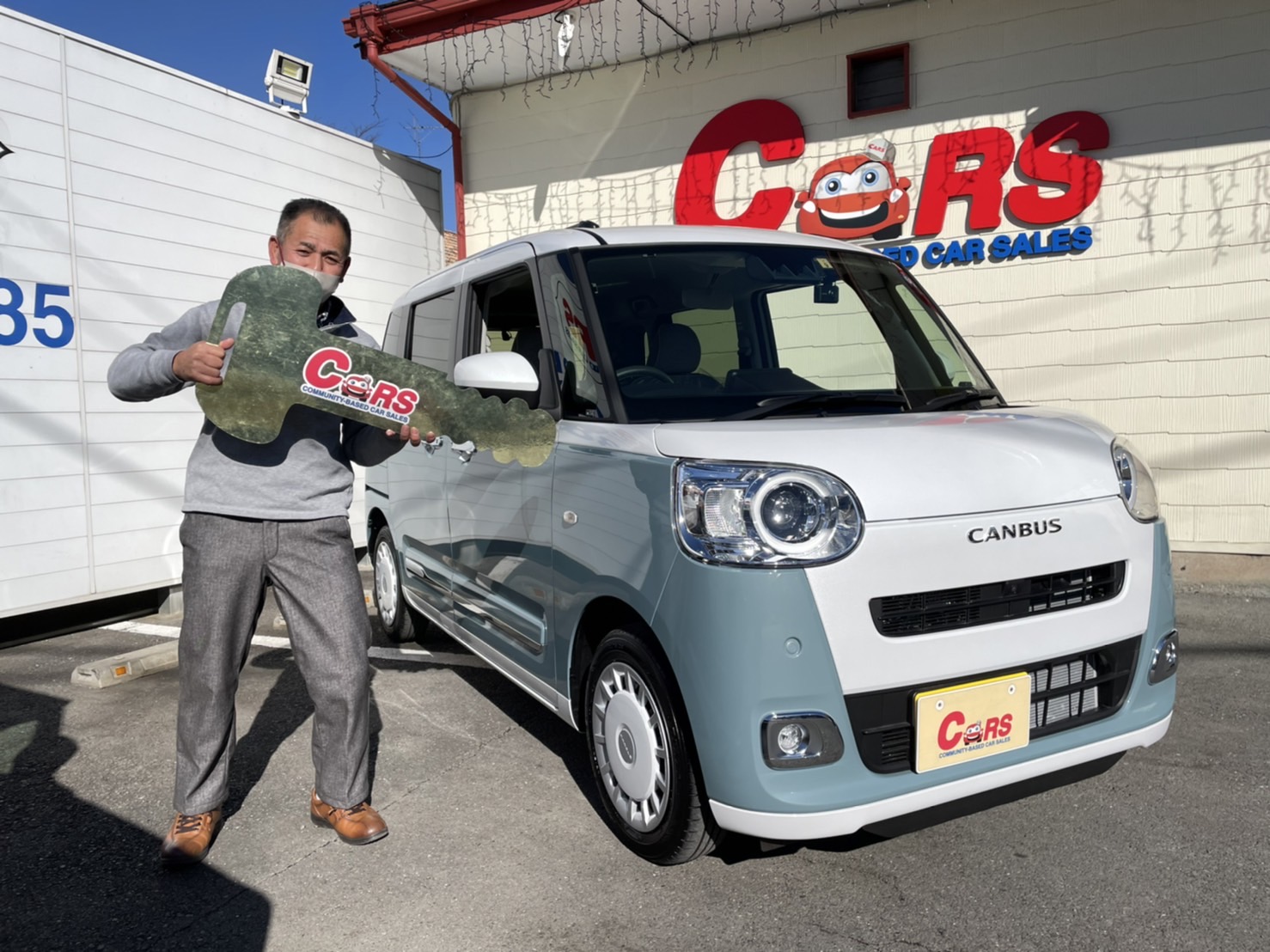 館山市在住　N様　DAIHATSU　ムーブキャンバス　ご納車