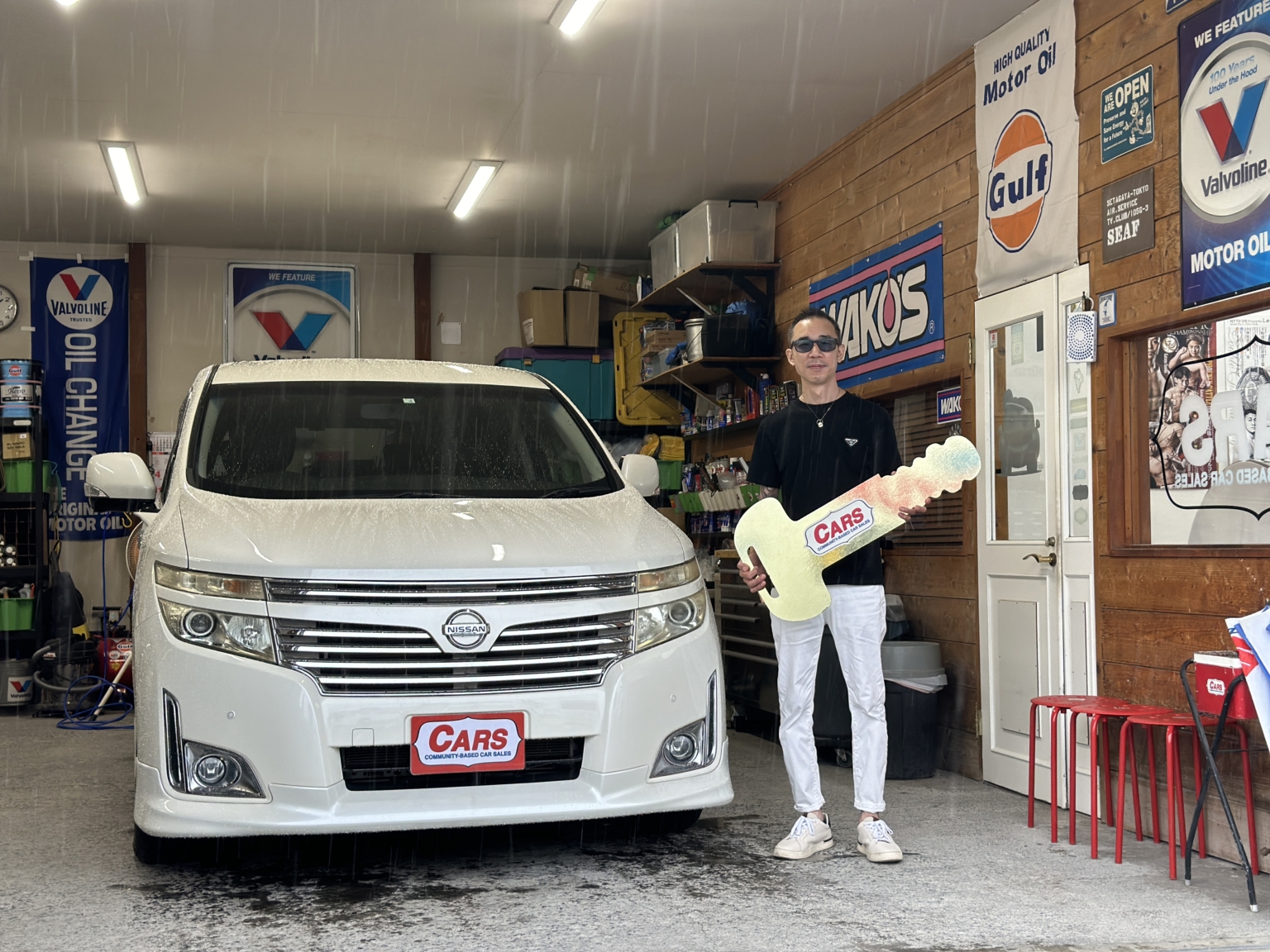 八王子市在住　S様　ニッサン　エルグランド　ご納車