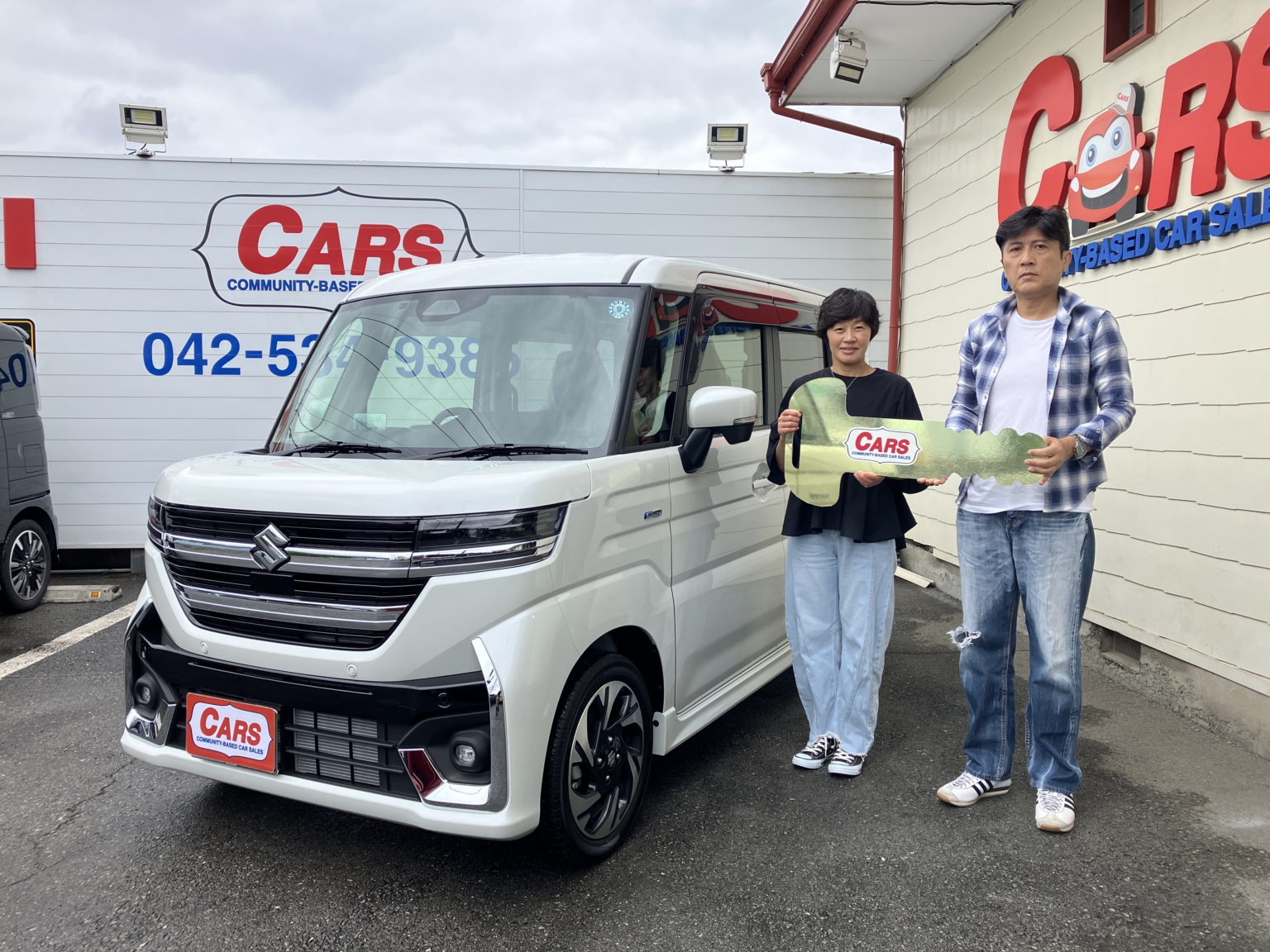 八王子市在住　O様　スズキ　スペーシアカスタム　ご納車