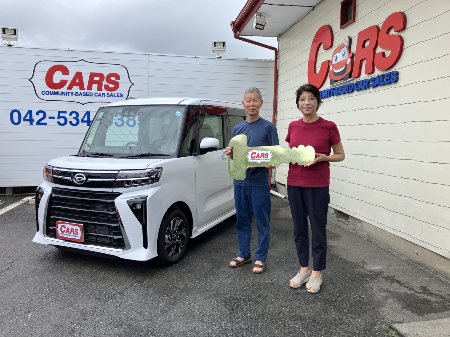 立川市在住　Y様　ダイハツ　タントカスタム　ご納車